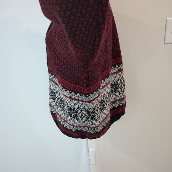 ALPS Nordic Wool Metal button Cardigan Sweater Women's L Vintage USA made - Picture 8 of 12